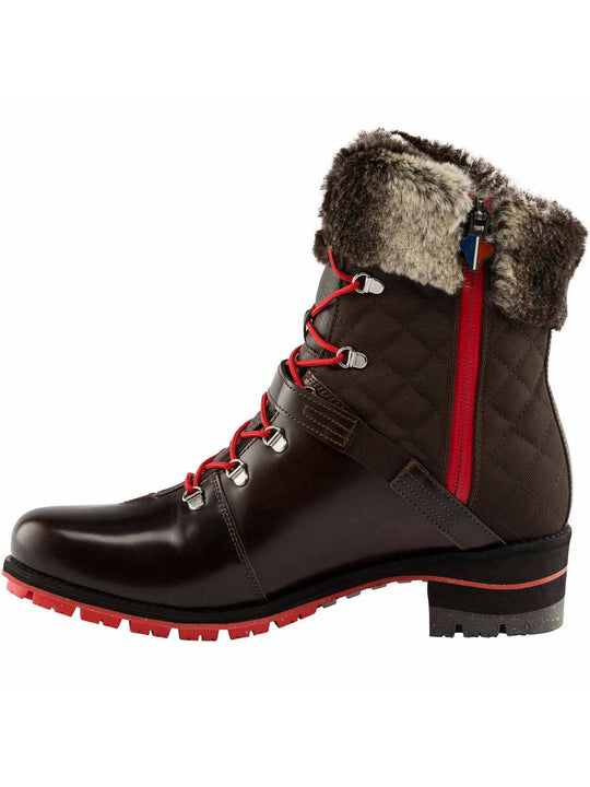 Buty zimowe Rossignol damskie W 1907 Megeve brązowe - sportowe - Adventure Sports
