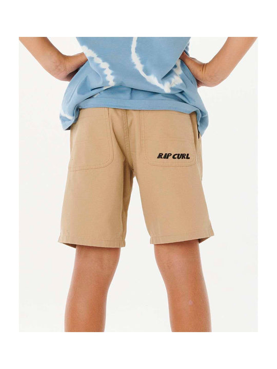 Szorty chłopięce RIP CURL Hyped Canvas Short-Boy beżowe
