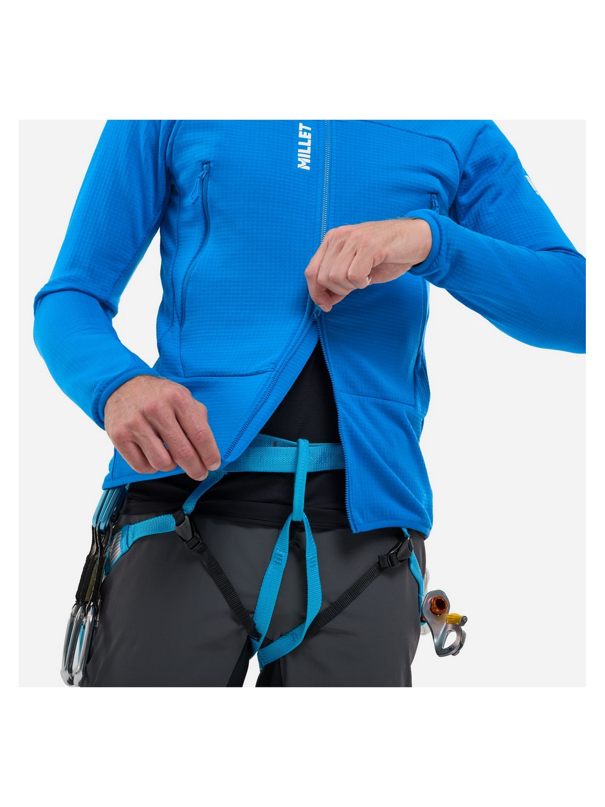 Bluza męska MILLET Fusion Grid Hoodie M niebieska'