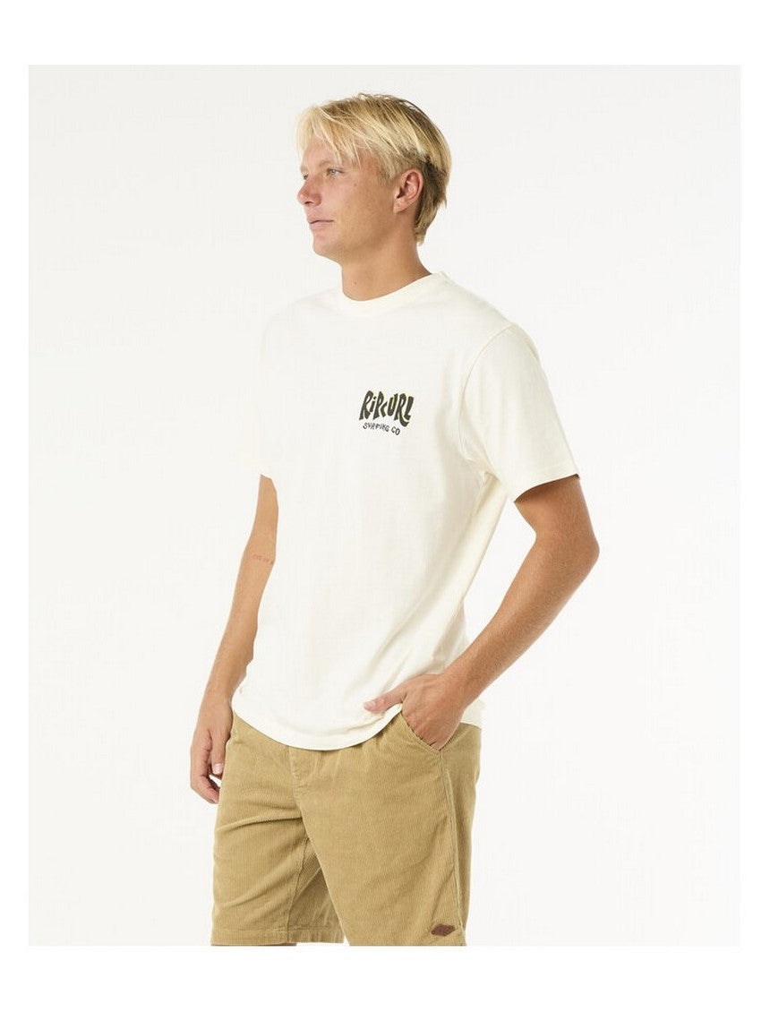 Koszulka RIP CURL Shield Tee turkusowy