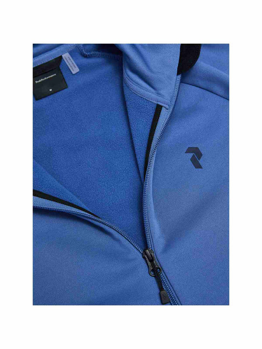 Bluza męska PEAK PERFORMANCE Rider Essentials Midlayer Zip Jacket niebieska

