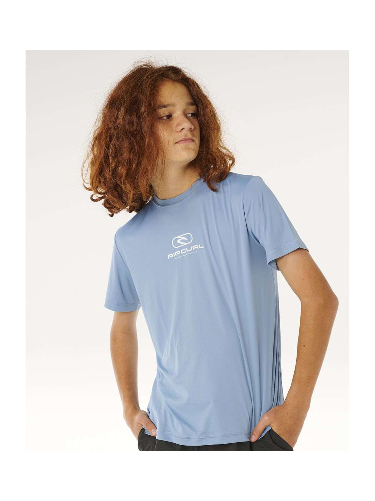 Lycra chłopięca RIP CURL Icons Surflite Upf S/S -Boy niebieska