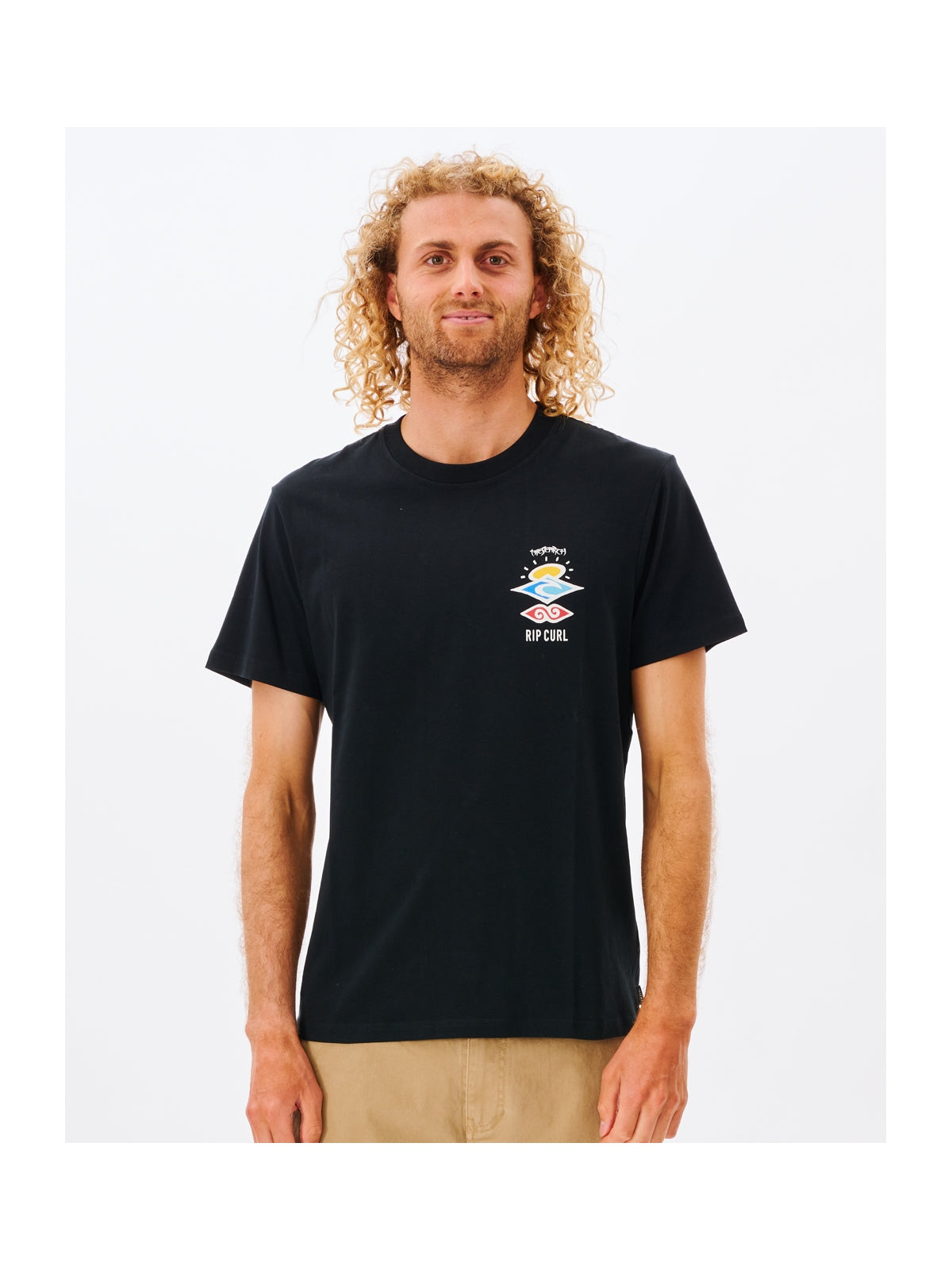 Koszulka RIP CURL Search Icon Tee czarny