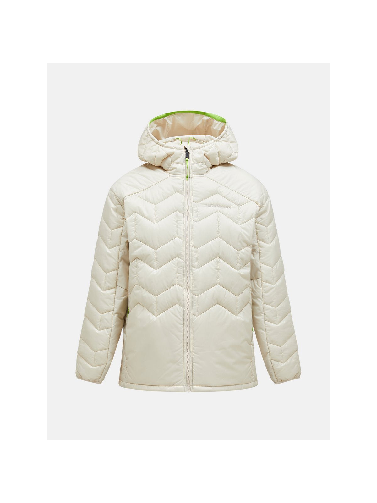 Kurtka w góry Peak Performance M Elevate Liner Hood beżowy - narciarska - Adventure Sports