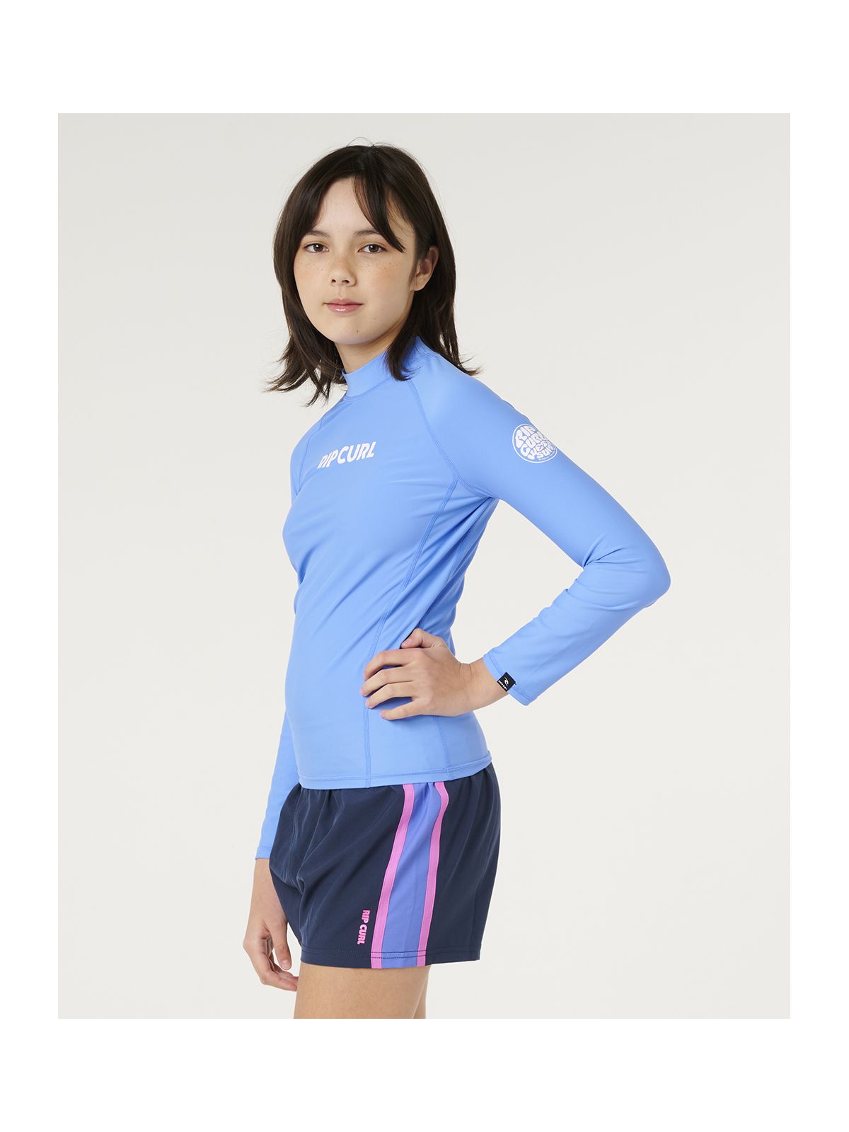 Lycra dziewczęca RIP CURL Classic Surf Ls Rashvest-Girl niebieska