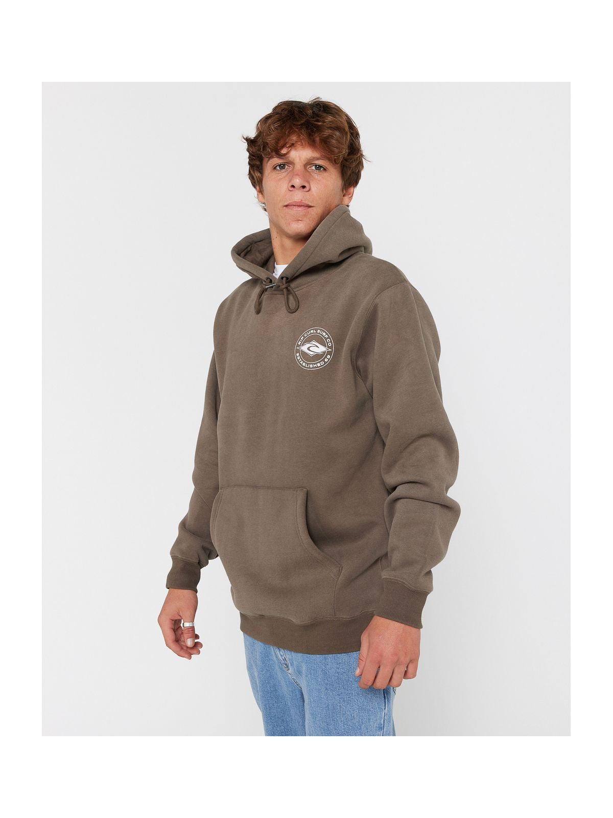 Bluza RIP CURL STAPLE HOOD brązowa