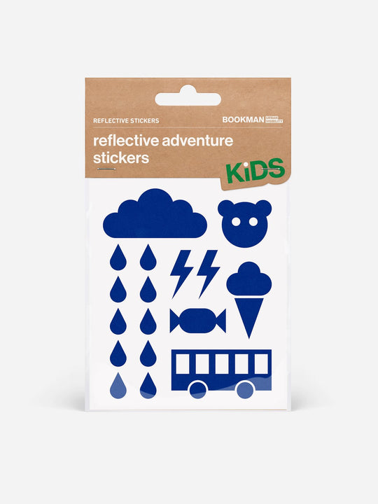Naklejki odblaskowe BOOKMAN Reflective Stickers Adventure niebieski
