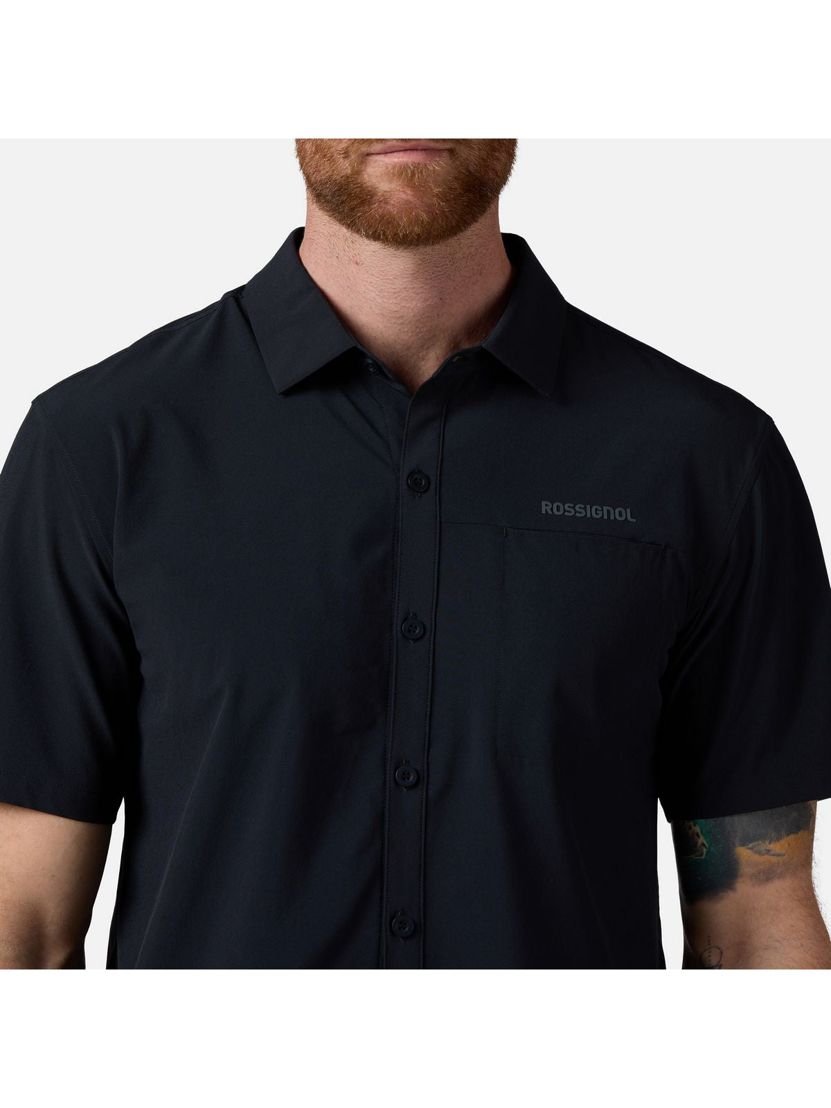 Koszula męska ROSSIGNOL LYCIAN SHIRT czarny - Adventure Sports
