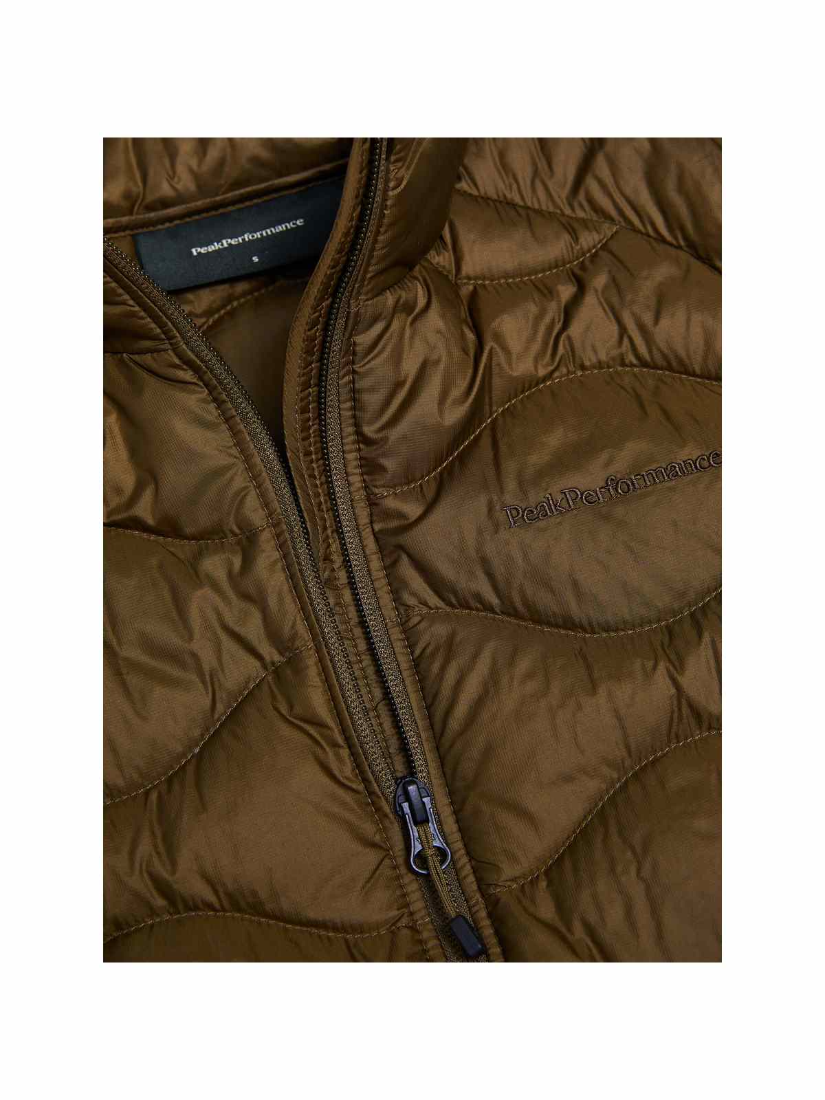 Kamizelka puchowa damska PEAK PERFORMANCE Helium Down Vest brązowa