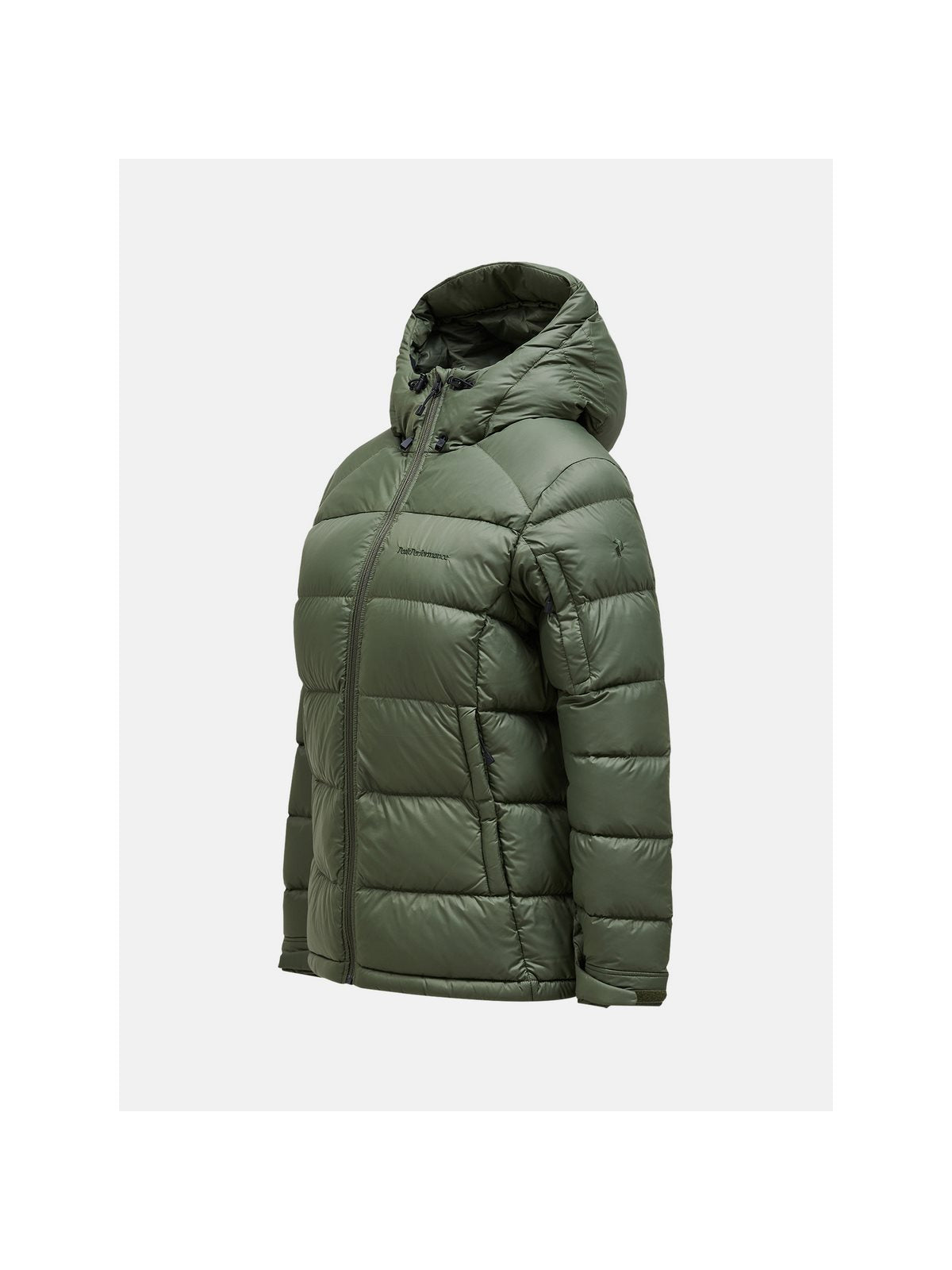 Kurtka zimowa puchowa Peak Performance W Frost Down Jacket zielony - narciarska - Adventure Sports