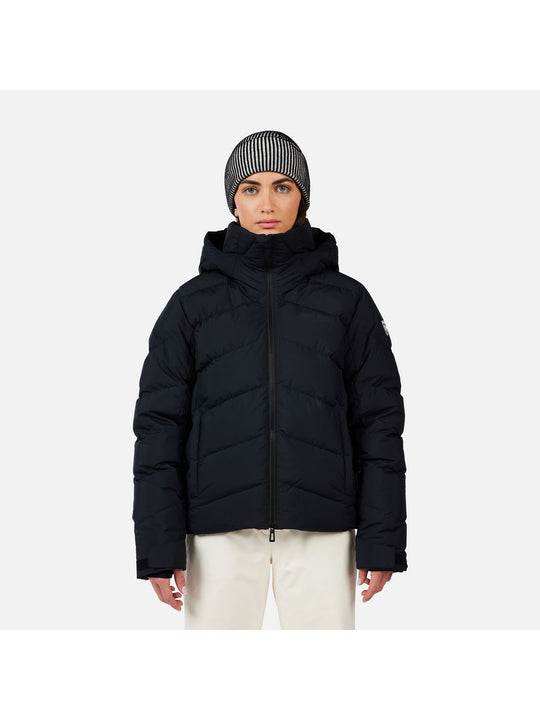 Kurtka narciarska damska ROSSIGNOL W WISPILE RIPSTOP DOWN JKT czarna
