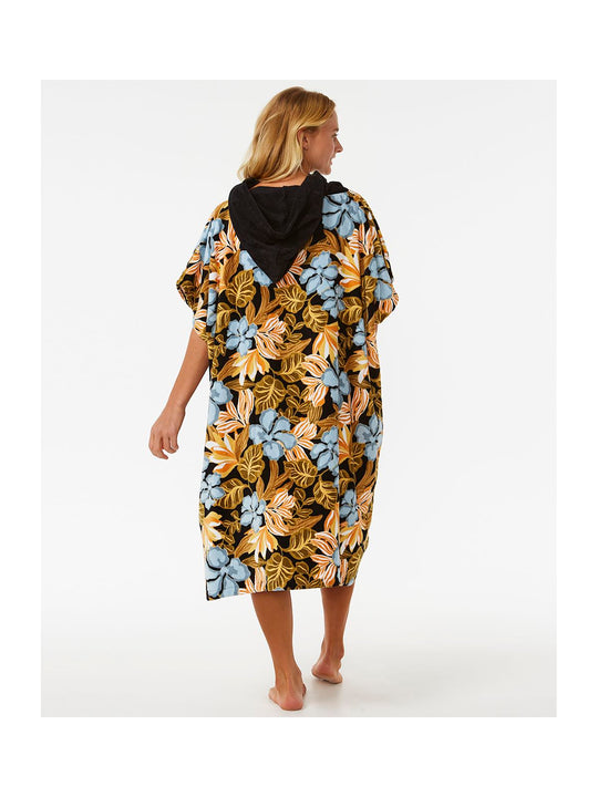 Poncho RIP CURL Mixed Hooded Towel czarny - TU - Adventure Sports
