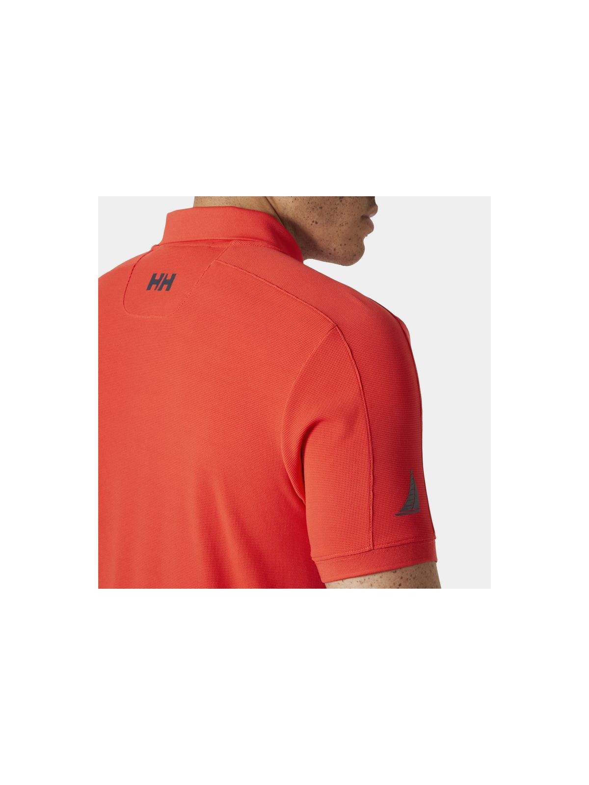Koszulka HELLY HANSEN HP RACE POLO 2.0 czerwony - Adventure Sports