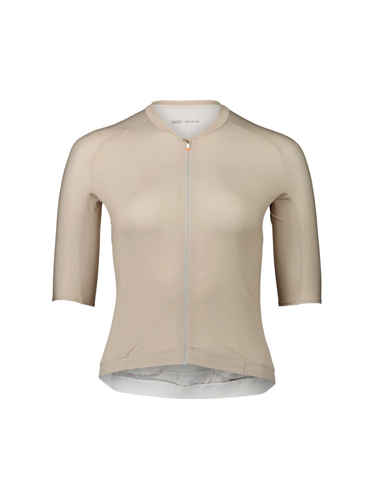 Koszulka rowerowa POC W’s Pristine Jersey beżowy - Adventure Sports
