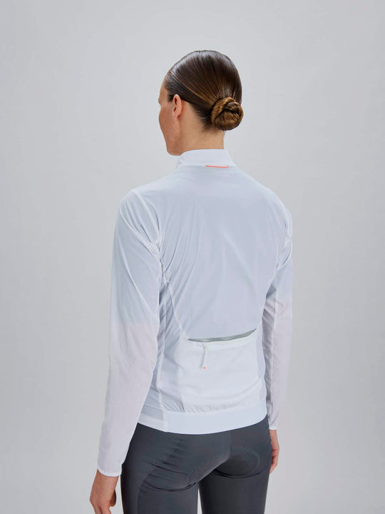 Kurtka rowerowa damska POC W's Essential Splash Jacket biała
