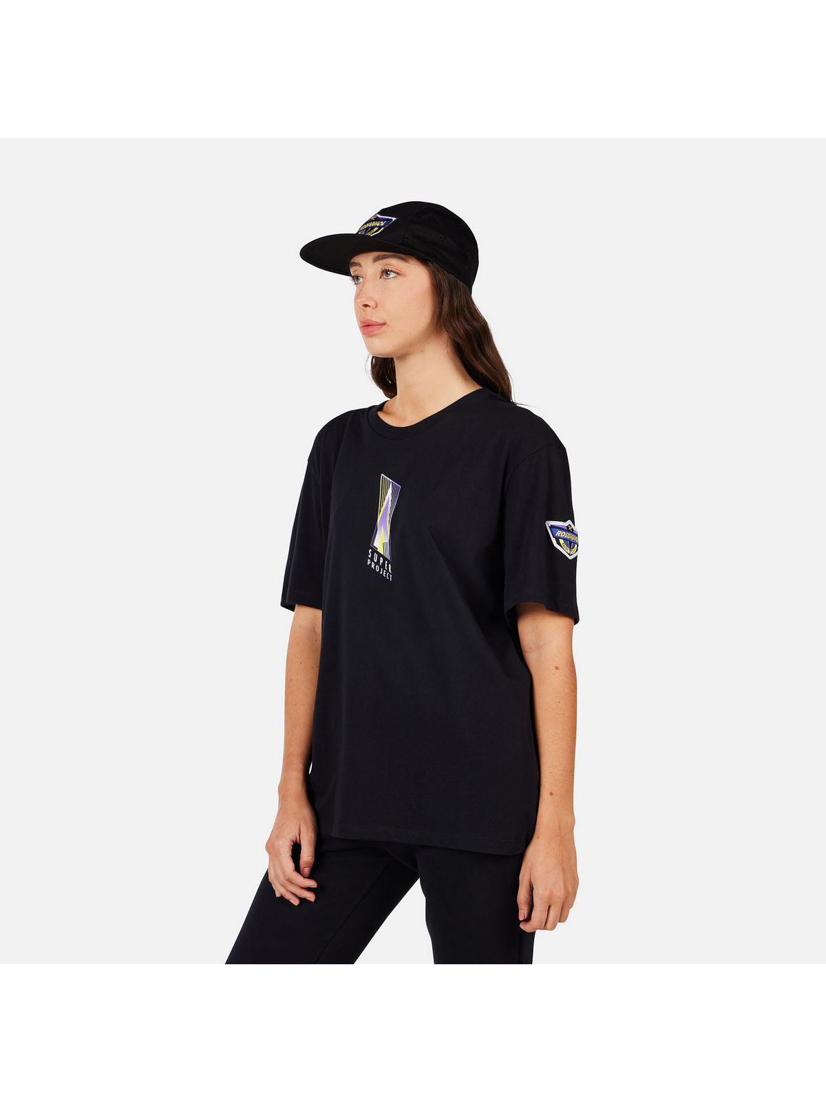 Koszulka unisex ROSSIGNOL SUPER TEE czarna
