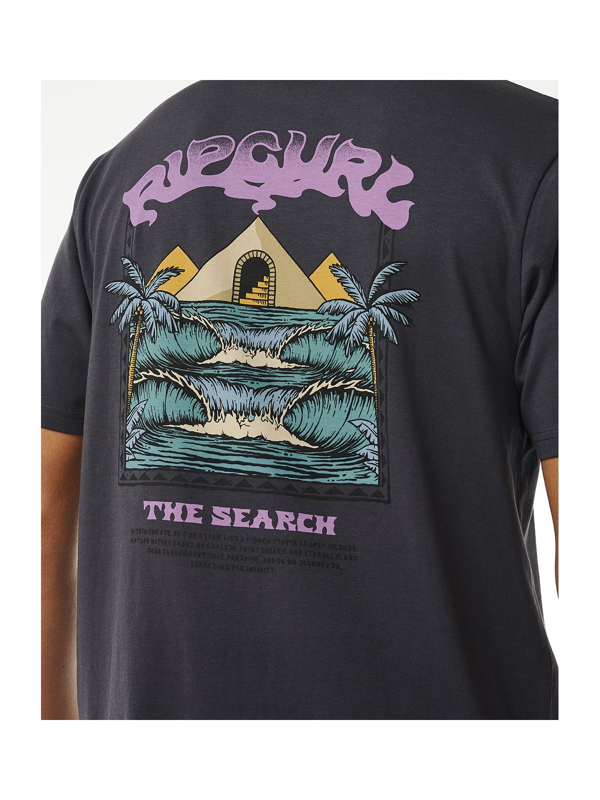 Koszulka RIP CURL The Sphinx Tee czarny - Adventure Sports