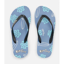 Japonki chłopięce RIP CURL Sessions Bloom Open Toe - Boy niebieskie
