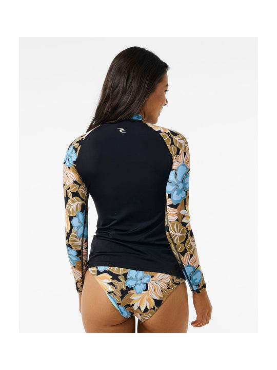 Lycra RIP CURL Follow The Sun Upf 50 L/S czarny - Adventure Sports
