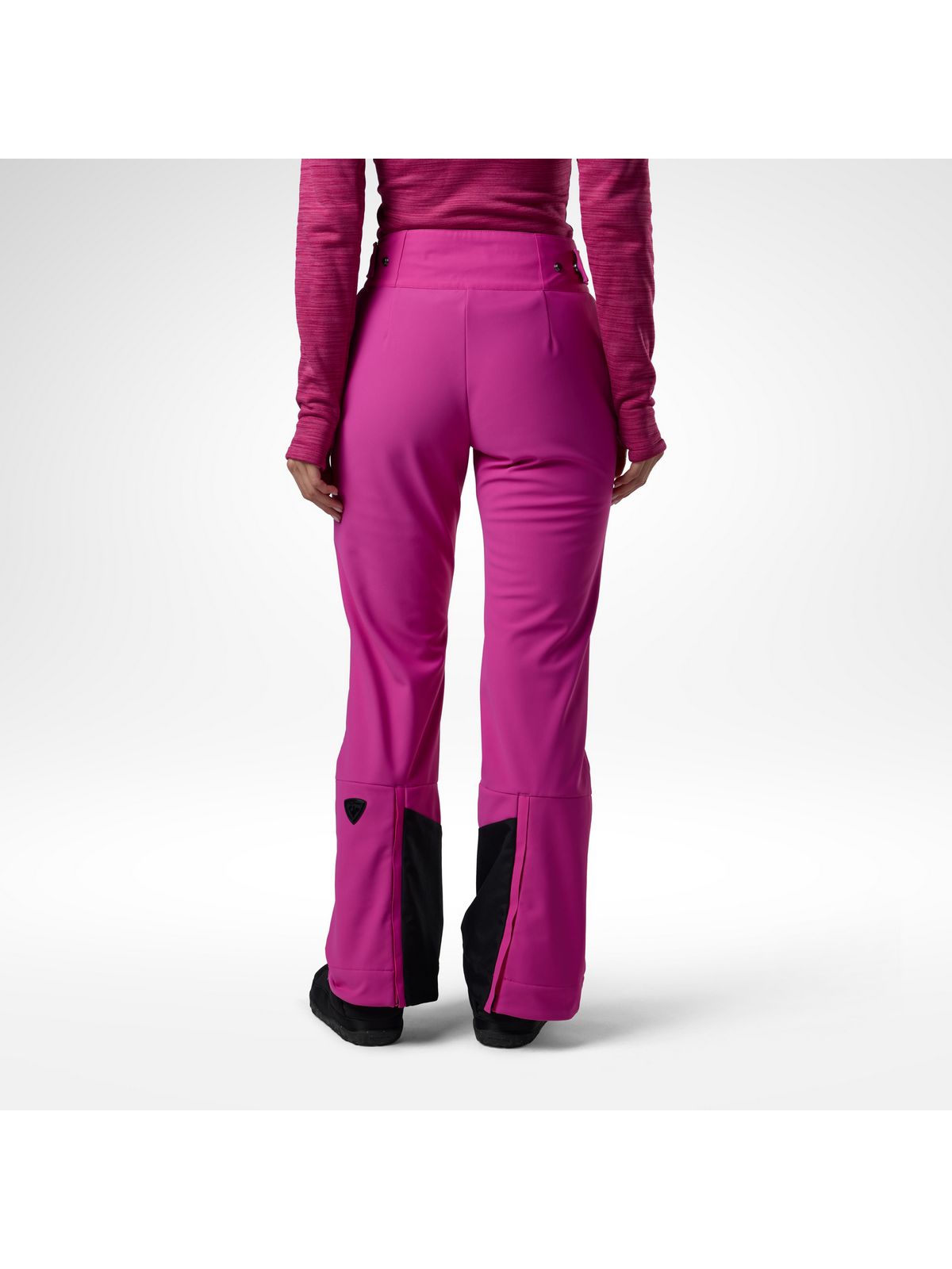 Spodnie narciarskie damskie ROSSIGNOL W Resort Softshell Pant różowe
