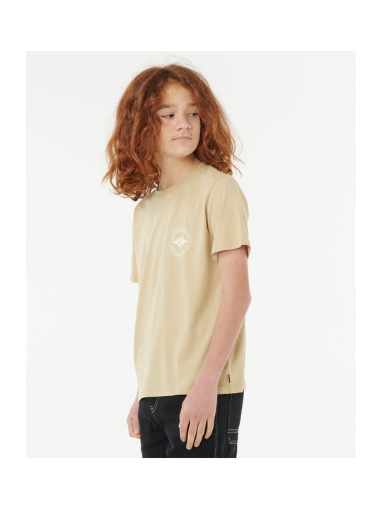 Koszulka RIP CURL STAPLER TEE - BOY zielona
