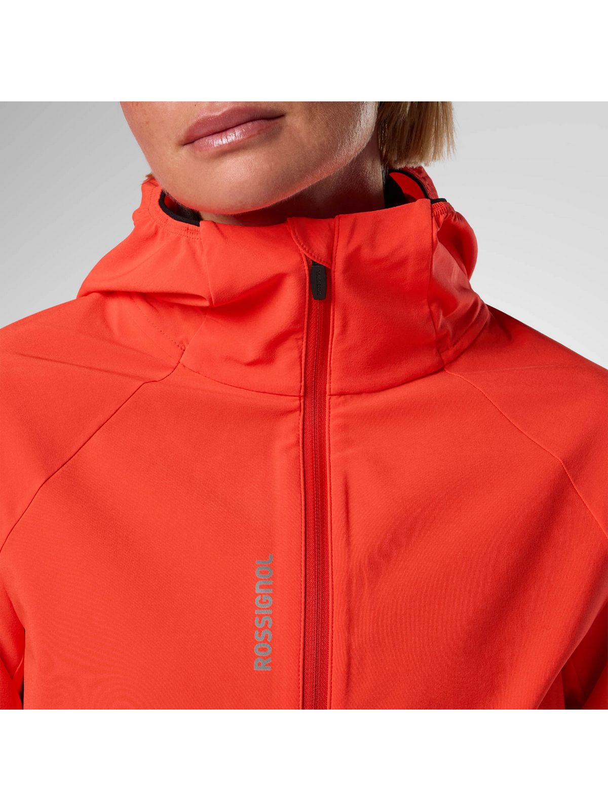 Kurtka damska ROSSIGNOL W Venon Wind Hoodie Jacket czerwona
