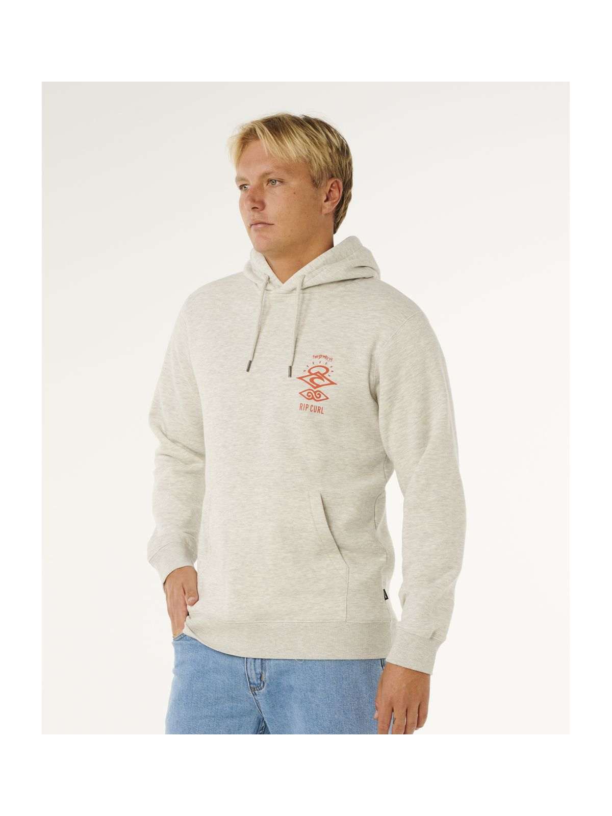 Bluza męska RIP CURL Search Icon Hood biała