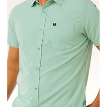 Koszula męska RIP CURL Vaporcool Aerotech S/S Shirt zielona
