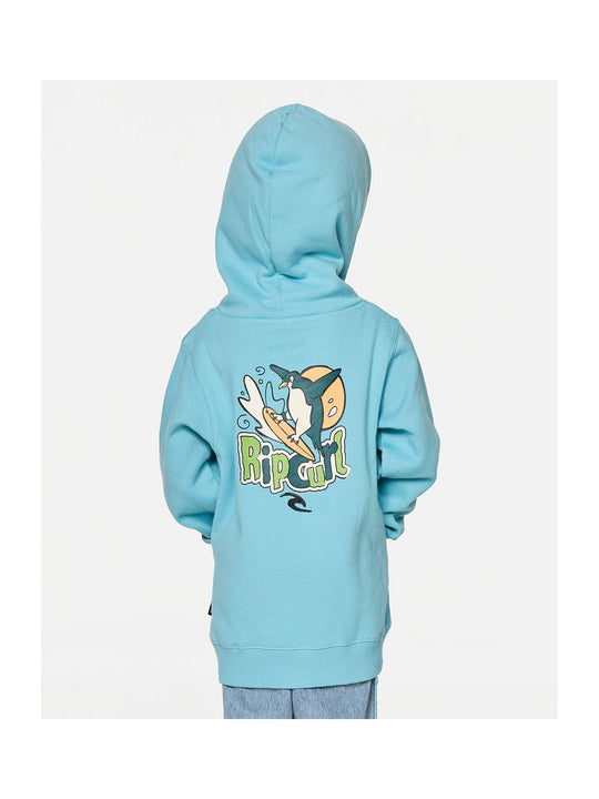 Bluza juniorska RIP CURL Paddle Out Art Hood-Boy niebieska
