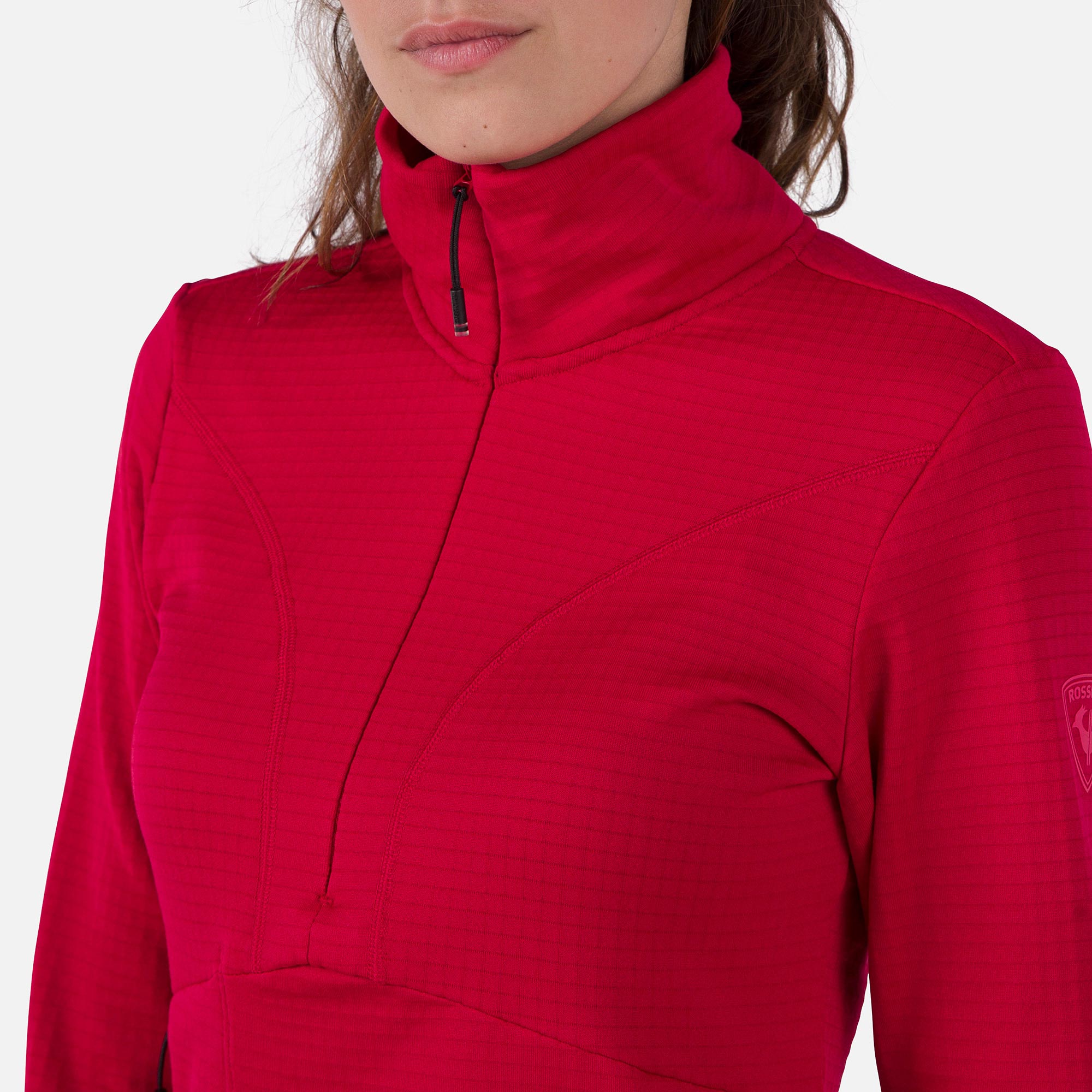 Bluza Rossignol W Blackside Fleece Hz czerwony - Adventure Sports