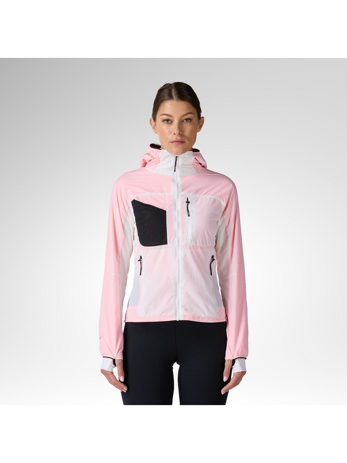 Kurtka narciarska damska ROSSIGNOL W Venon Active Hoodie Jacket biała