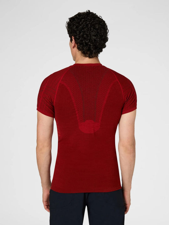 Koszulka męska UYN Terracross Self Layer Support Fit - czerwony
