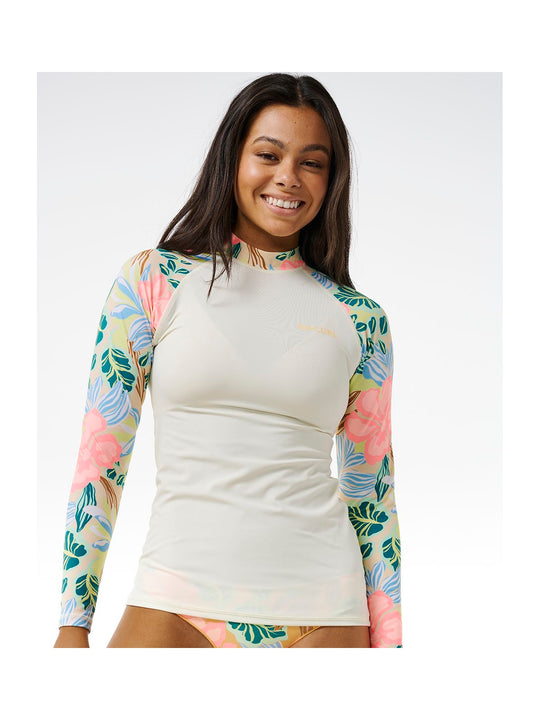 Lycra RIP CURL Follow The Sun Upf 50 L/S pomarańczowy - Adventure Sports
