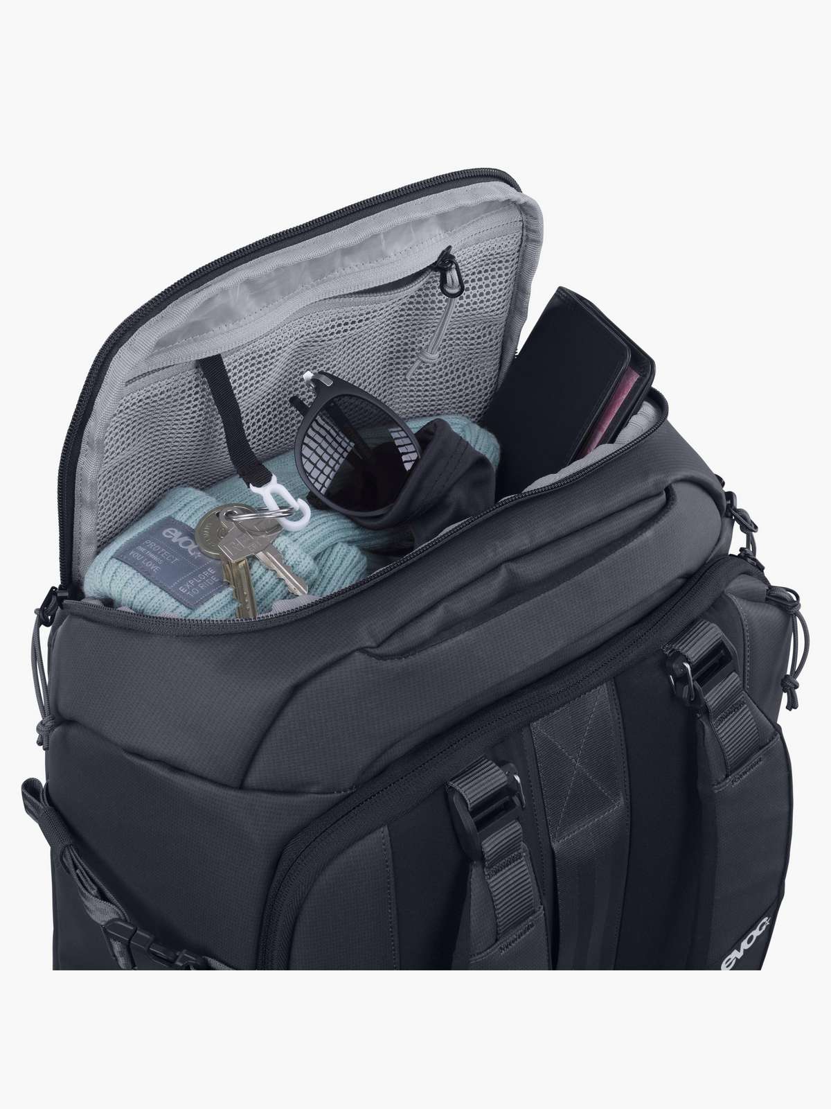 Plecak EVOC Athlete Backpack 30 carbon grey - black