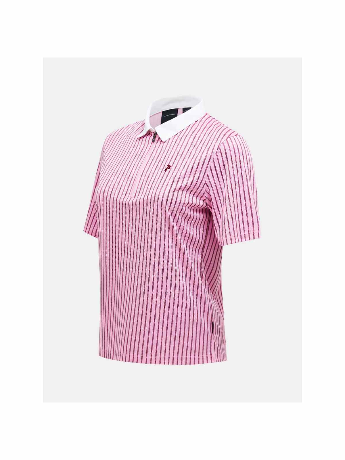 Koszulka PEAK PERFORMANCE W Graphic SS Zip Polo - Adventure Sports