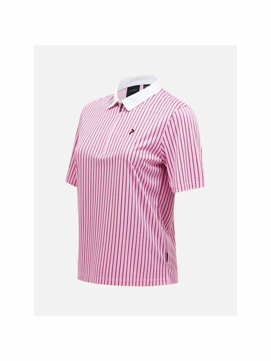 Koszulka PEAK PERFORMANCE W Graphic SS Zip Polo - Adventure Sports
