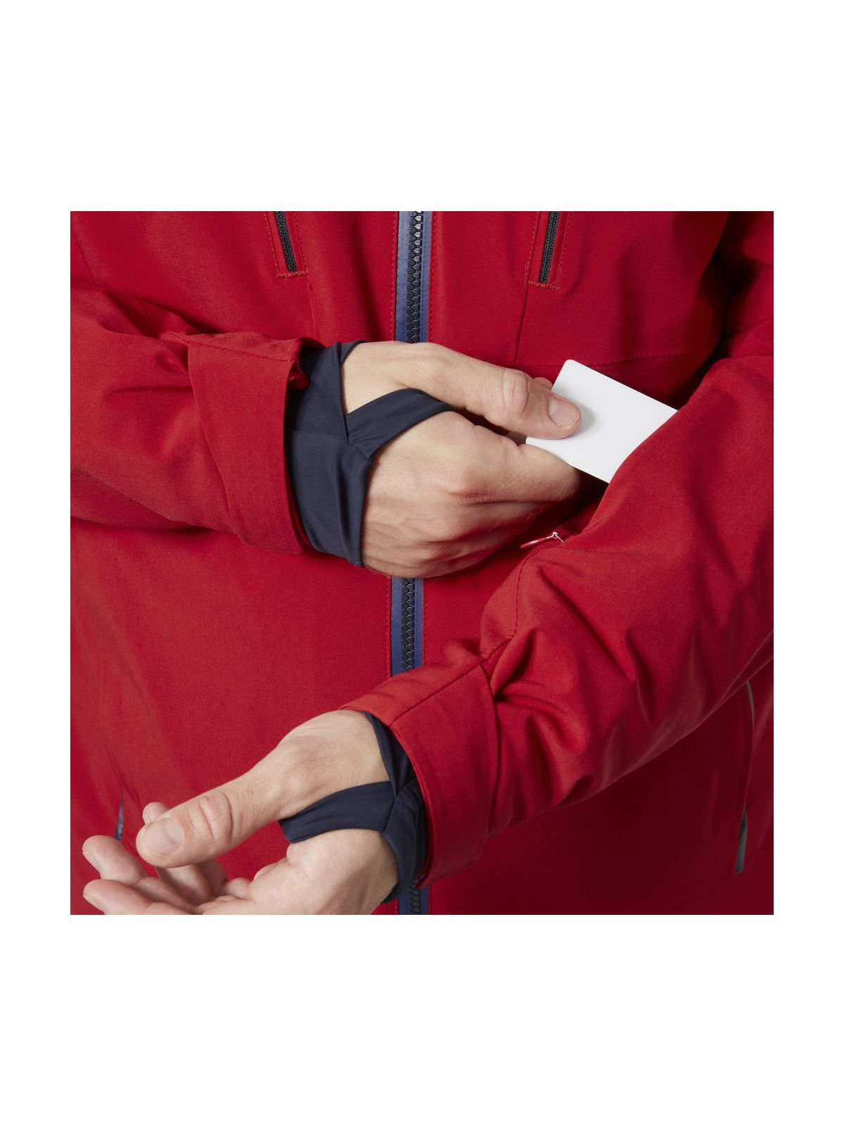 Kurtka narciarska męska HELLY HANSEN ALPHA 4.0 JACKET czerwona