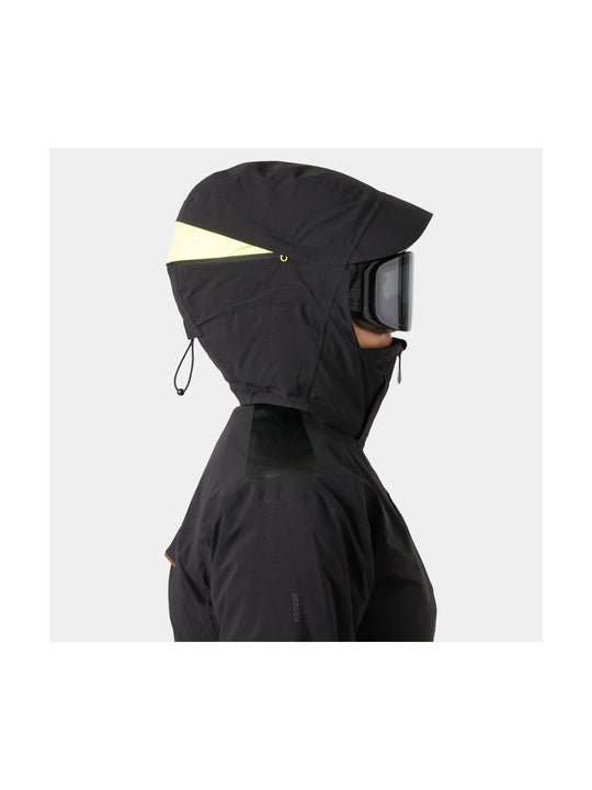 Kurtka narciarska damska HELLY HANSEN W ATLAS INFINITY STRETCH JKT czarna
