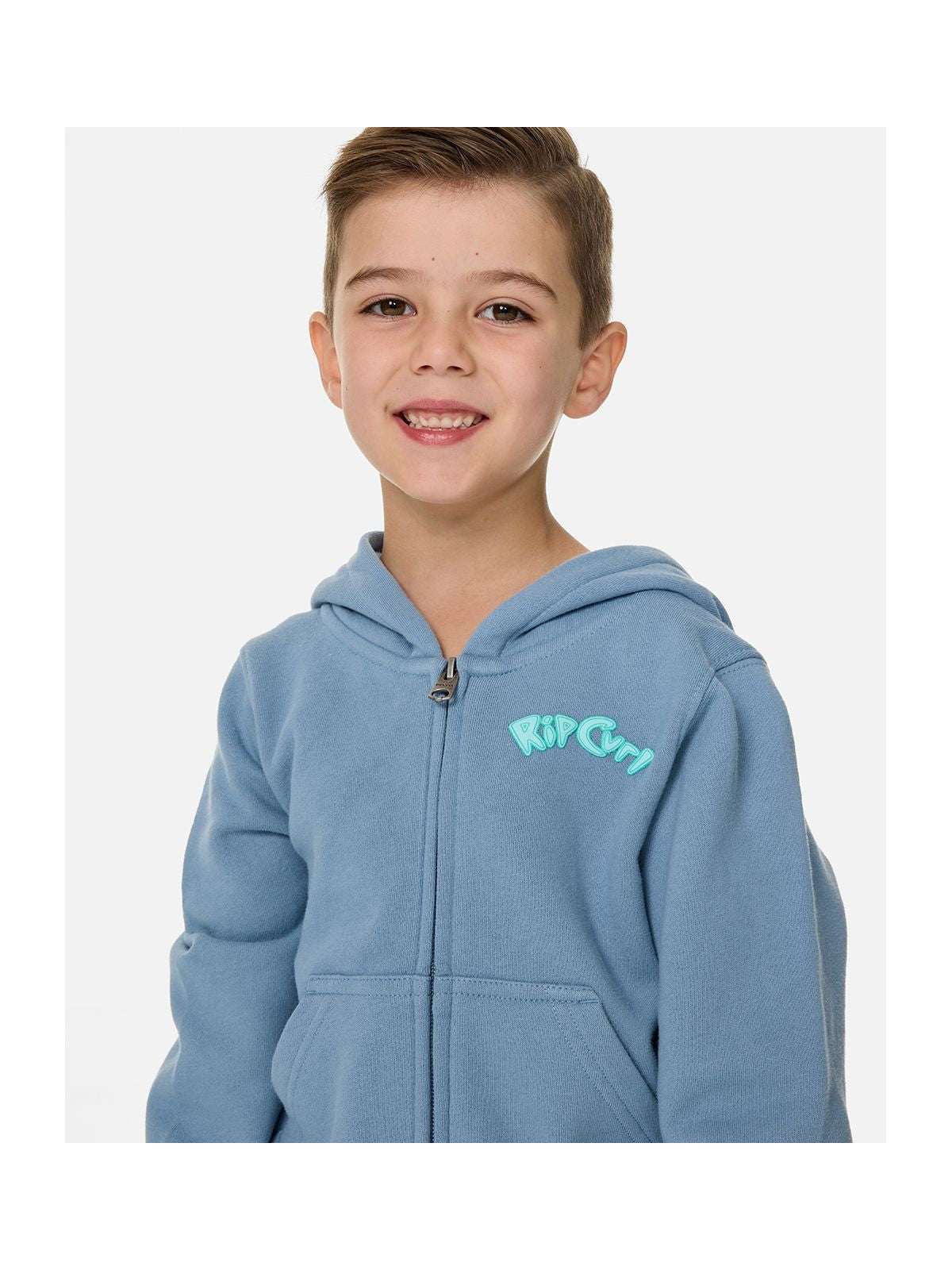 Bluza chłopięca RIP CURL Ride The Wave Z/T Fleece -Boy niebieska