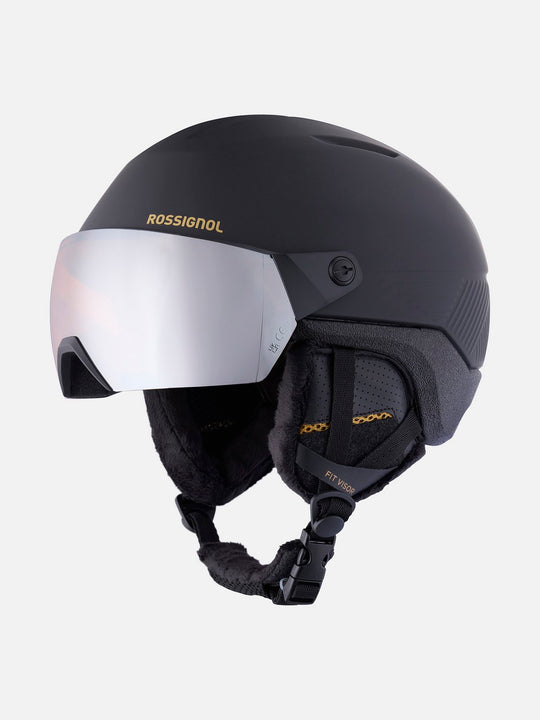 Kask narciarski ROSSIGNOL Fit Visor Impacts W Black
