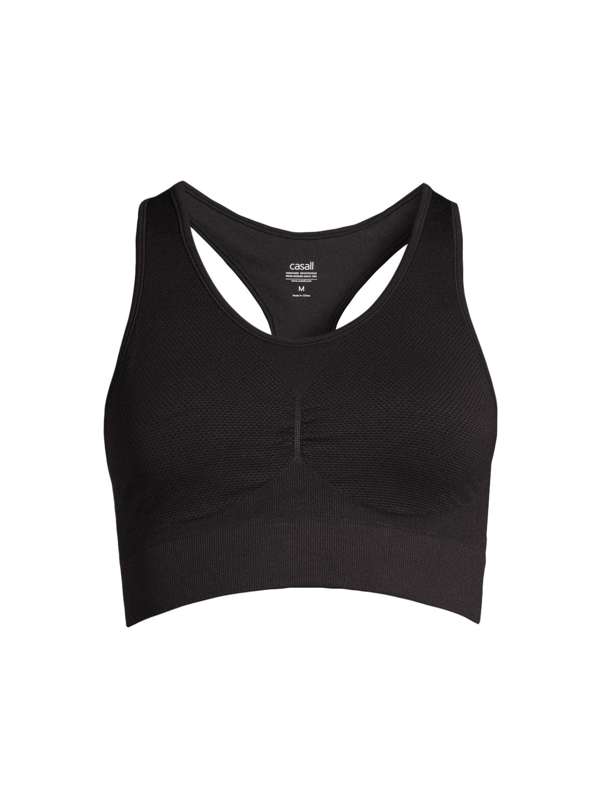 Top treningowy CASALL Seamless Soft Sports Bra czarny - Adventure