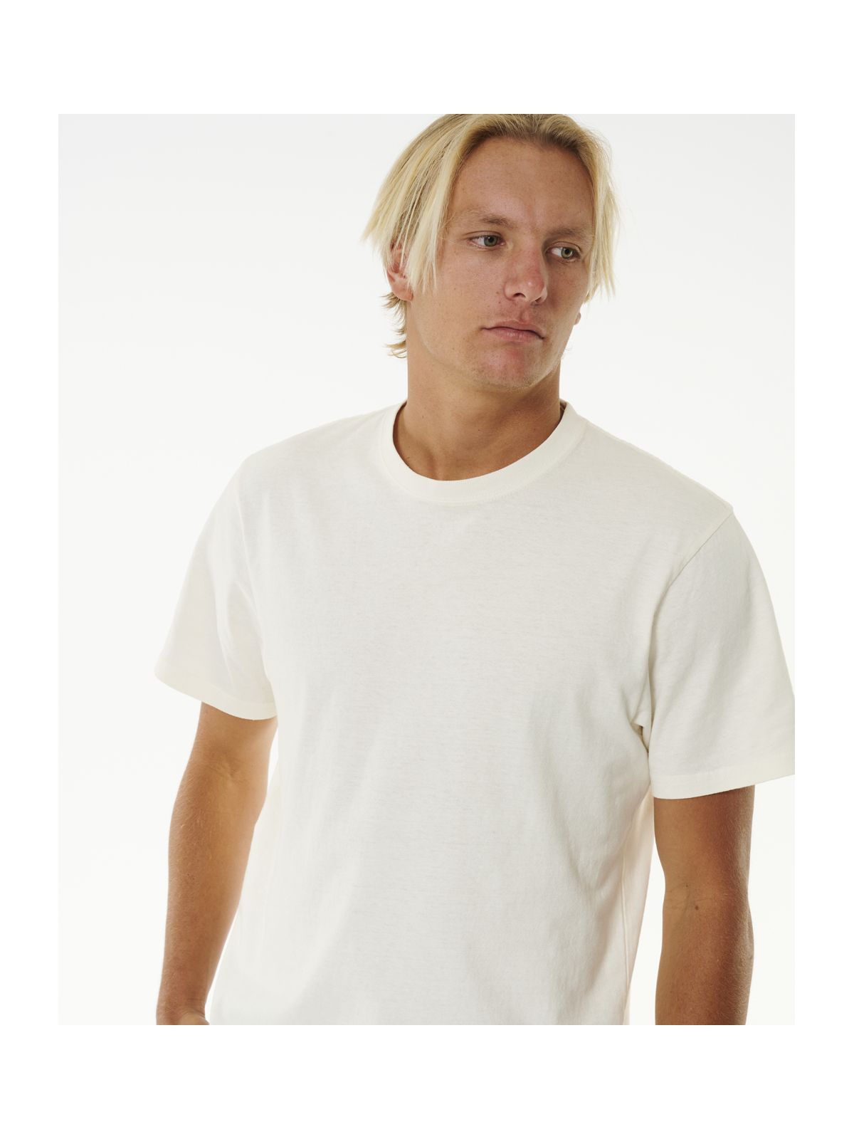 Koszulka RIP CURL Plain Wash Tee biały