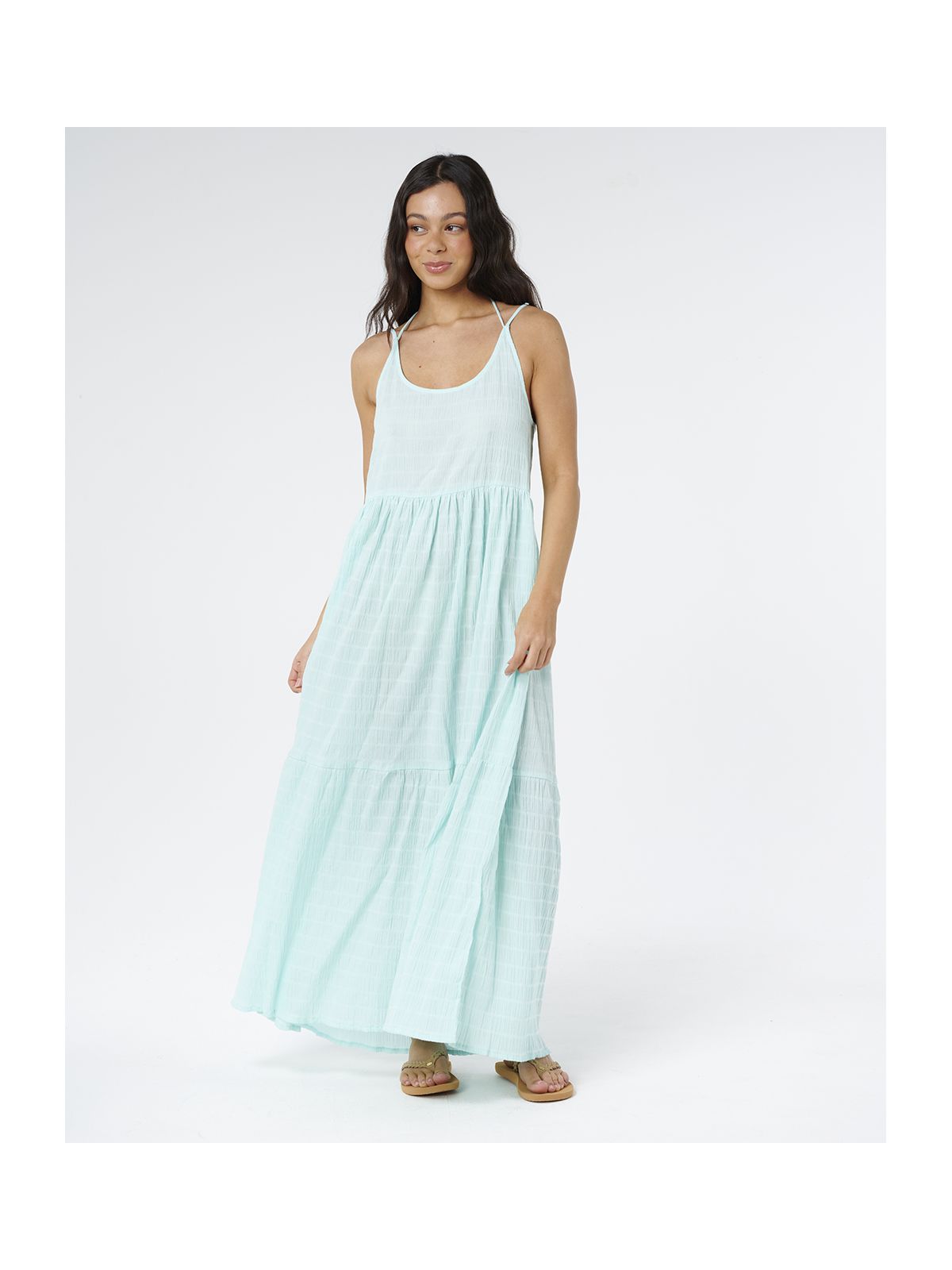 Sukienka RIP CURL Island Cover Up Maxi niebieska
