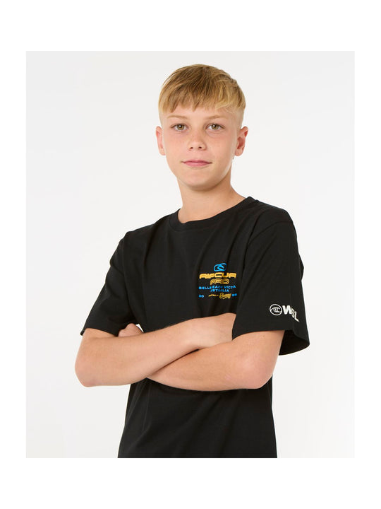 Koszulka RIP CURL Rip Curl Pro 25 Event Tee-Kid czarny
