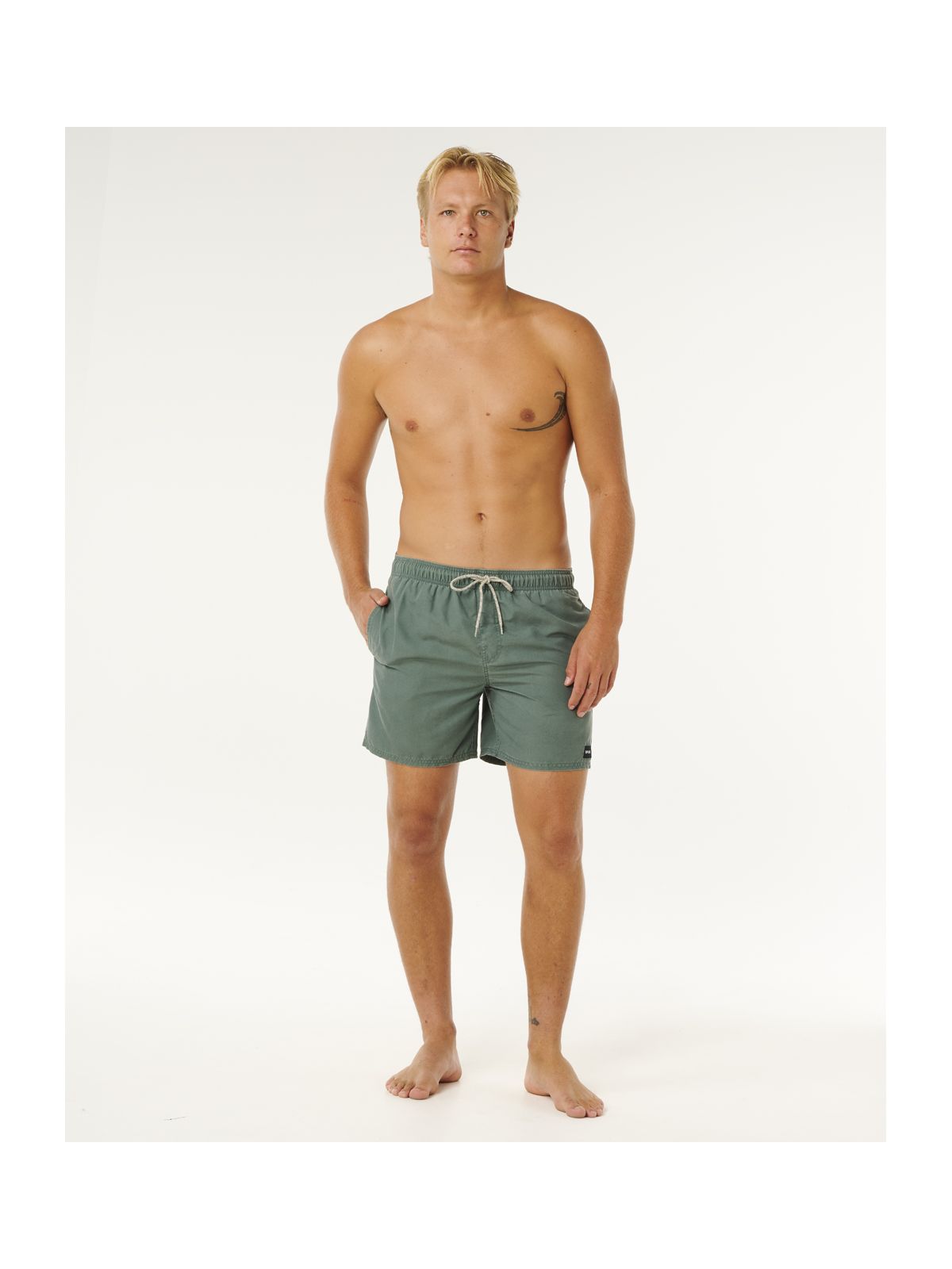 Boardshorty męskie RIP CURL Offset Washed Volley zielone