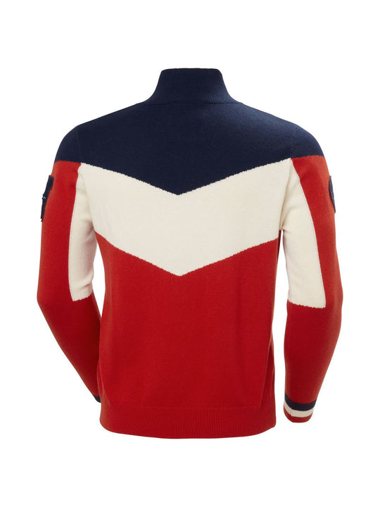 Sweter męski Helly Hansen Apres Knitted Sweater czerwony - Adventure Sports
