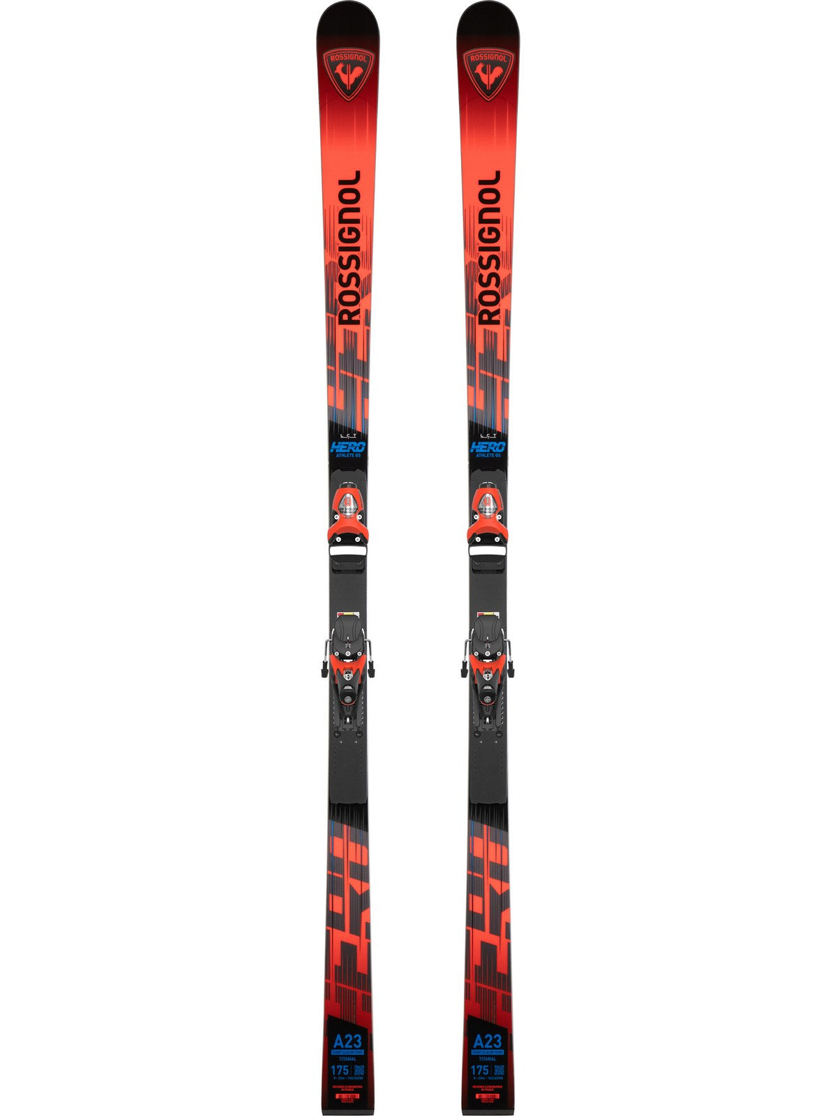 Narty ROSSIGNOL HERO Athlete GS 170-182 R22 + wiązania LOOK SPX15 Rockerace