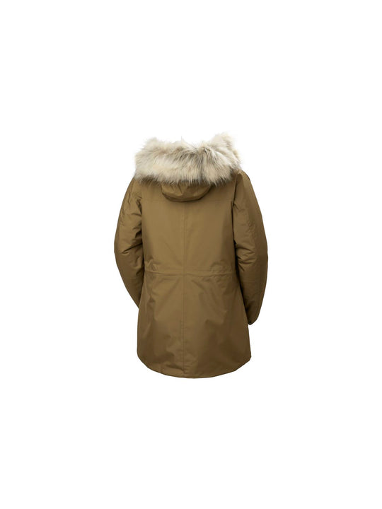 Kurtka damska HELLY HANSEN W Coastal Parka kolor brązowy
