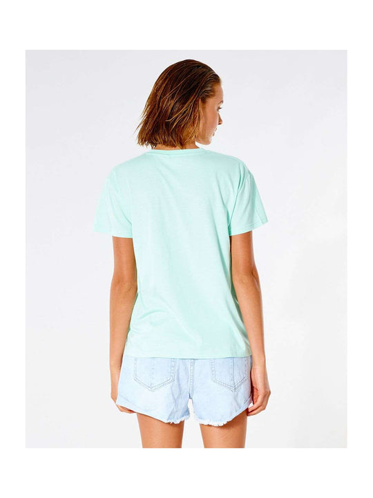 T-Shirt RIP CURL Sunset V-Neck Tee - niebieski - Koszulka - Adventure Sports
