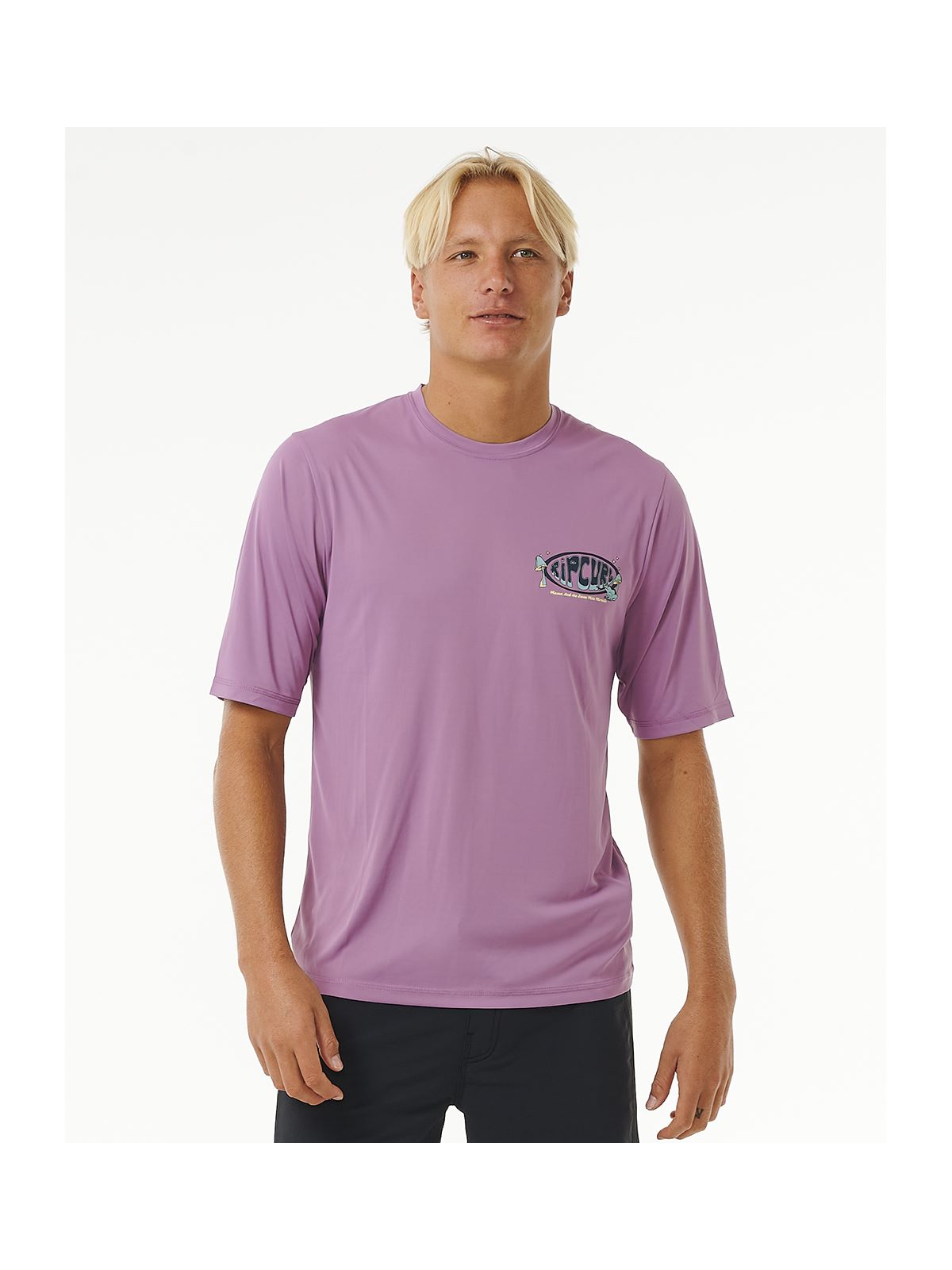 Lycra RIP CURL Mason Pipe Surflite Upf S/S fioletowy - Adventure Sports